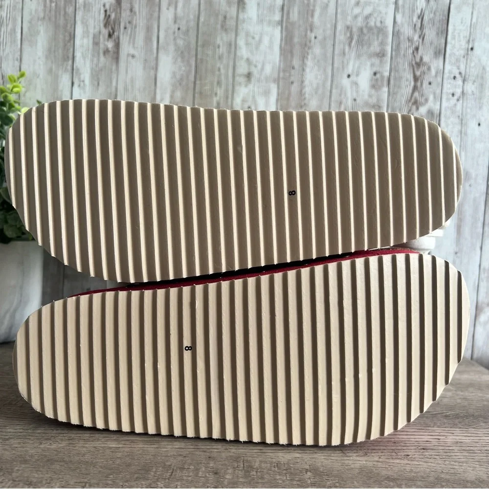 Altar'd State Serrena Platform Red Buckle Sandals 8 - Picture 6 of 6